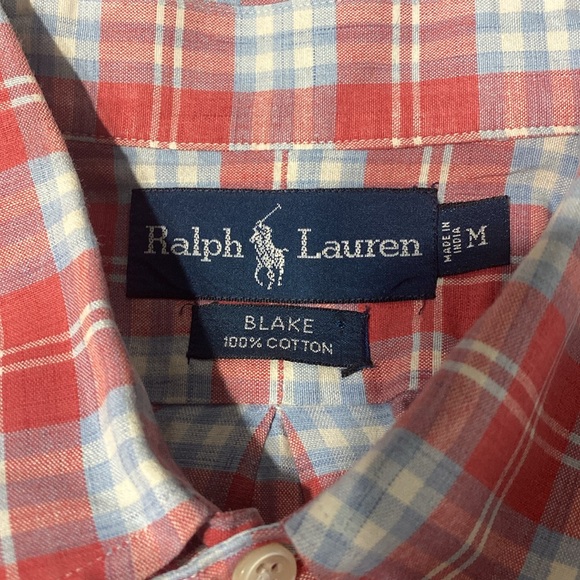 Ralph Lauren button down shirt. Size medium - Picture 2 of 4